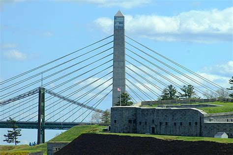 Where is the penobscot narrows bridge in maine? Beyond the South End: Visit the Penobscot Narrows Bridge