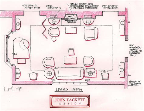 The Devoted Classicist: Living Room Floor Plan and Sitting Room