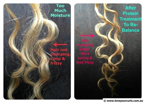 Before And After Protein Treatment Curly Hair Styles Hair Protein Hair Plopping