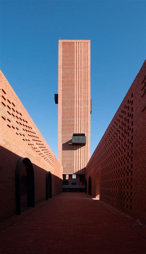 Tower Of Bricks Art Centre In China By Interval Architects Brick Art