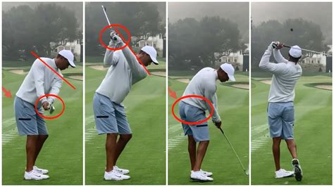 Tiger Woods Iron Swing Sequence Watch And Learn Youtube