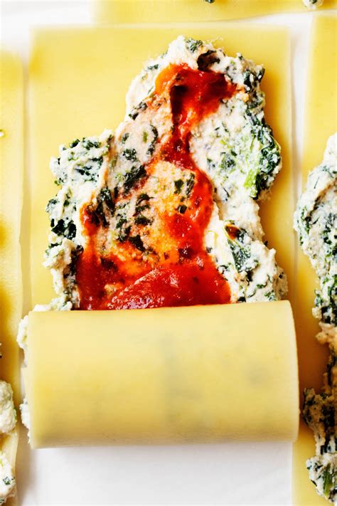 Vegan Spinach Lasagna Rolls Make Ahead Freezable Comfort Food