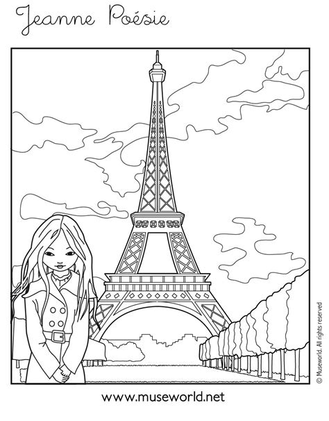 Coloriage Tour Eiffel A Imprimer Gratuit Gratuit Coloriage