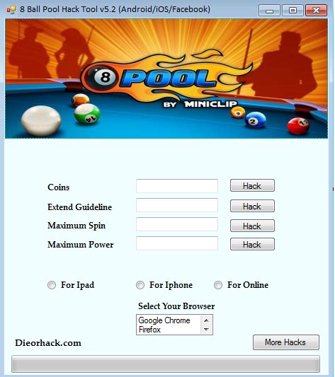 Best market for gaming products, 100% security for buy & sell wow gold, fifa coins, dofus kamas, league of legends accounts. 8 Ball Pool Hack Tool v5.3 download. Download 8 Ball Pool ...