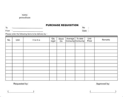 Feb 04, 2021 · contoh surat pelepasan bekerja semasa tempoh pkp (bahasa melayu) surat di bawah ini perlu dicetak menggunakan logo atau kepala surat syarikat. Akuntansi Biaya: contoh form desain Purchase Order, Market List & Purchase Request