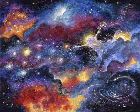Creation Of Universe Painting By Bill Bell Fine Art America