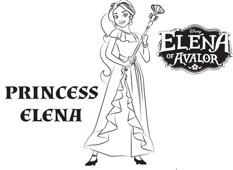 There are friends, magic and music as she fights to protect and rule over avalor. Elena of Avalor Coloring Pages - Best Coloring Pages For Kids
