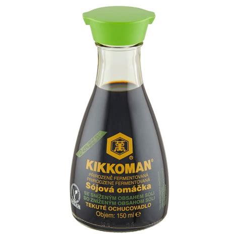 Kikkoman Naturally Brewed Less Salt Soy Sauce 150ml Tesco Groceries