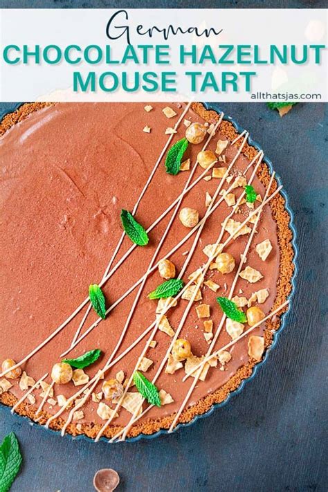 Chocolate Hazelnut Mousse Tart With Sugar Cone Crust All That S Jas