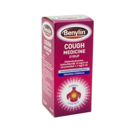 Buy Benylin Cough Medicine Syrup 125ml Ireland Uk Europe