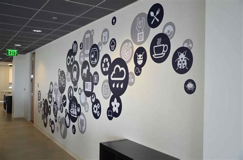 Creative Office Branding Using Wall Graphics From Vinyl Impression