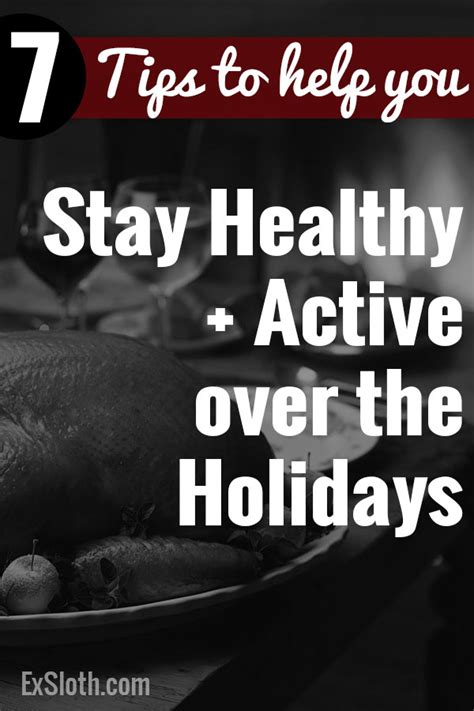 7 Tips For Staying Healthy Over The Holidays Diary Of An Exsloth