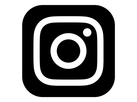 Logo Instagram Black And White Png