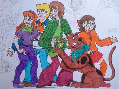 Wipsneak Peek Scooby Doo Au Poster By Tessalovesozzy On Deviantart