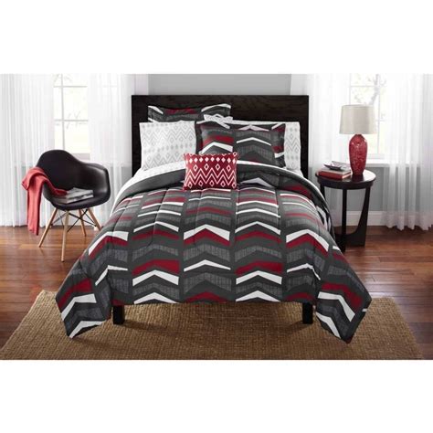 This bedroom collection has notes of cottage style with updated design elements. Qvc Bedroom Sets O68 | Chevron bedding, Comforter sets ...
