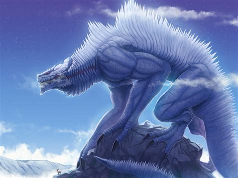 Огромный ледяной дракон фото Картинки и Рисунки