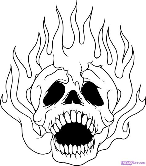 Fire Flames Coloring Pages At Free Printable