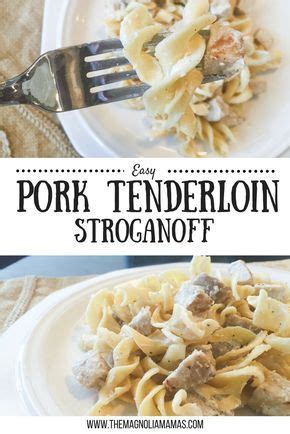 Pork starts to firm up and expel moisture around 120°f or so, with its firmness and dryness increasing as the temperature goes up. Kitchen Confessions: Pork Tenderloin Stroganoff | Leftover ...