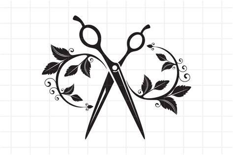 Hairdresser Svg Cut File Beauty Salon Scissors Logo Svgs My Xxx Hot Girl
