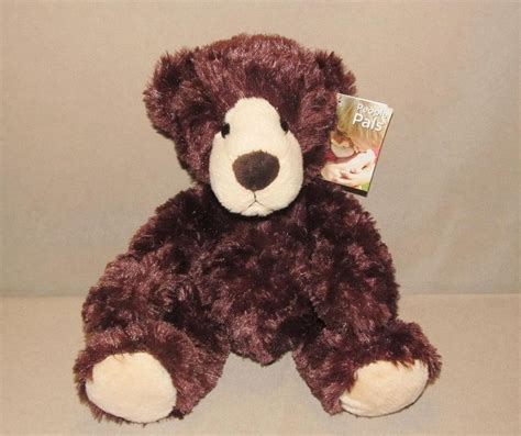 People Pals Brown Cream Julia Bear Plush Stuffed Animal Safeway 10 Toy