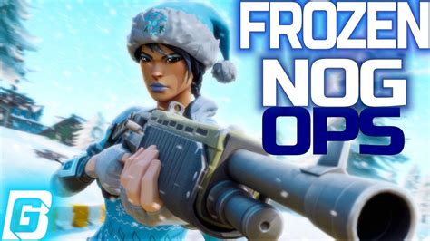 Fortnite Frozen Nog Ops Snowball Launcher Gameplay Youtube