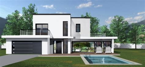 Maison traditionnelle de plein pied de 66 m² habitables. maison moderne avec balcon