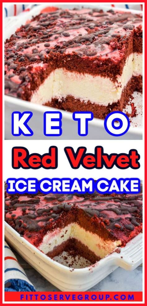 Best low carb birthday cake from vanilla gluten free keto birthday cake recipe sugar free. Keto Red Velvet Ice Cream Cake in 2020 | Low carb ice cream cake, Ice cream cake, Keto ice cream