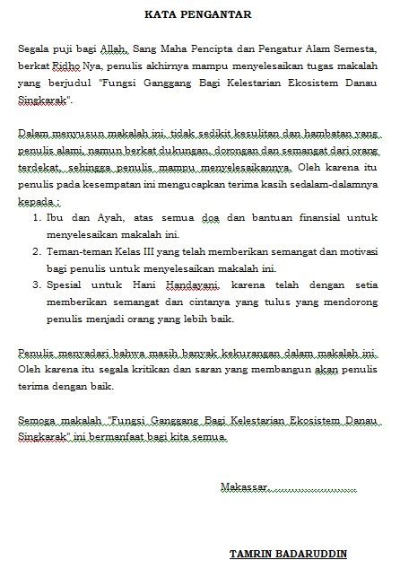 Download 3 Contoh Kata Pengantar Terbaru Buat Proposal Format Word