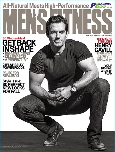 henry cavill covers men s fitness dishes on regular workouts the
