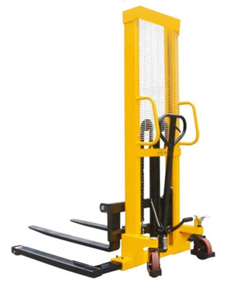 Manual Hydraulic Straddle Stacker 3300 Lbs Forklift Plus