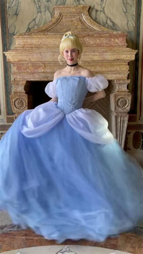 Getting Dressed As Cinderella I Wanted To Combine The Classic And Live