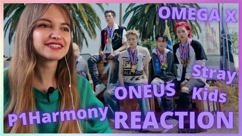 Omega X P1harmony Stray Kids Oneus Reaction Youtube