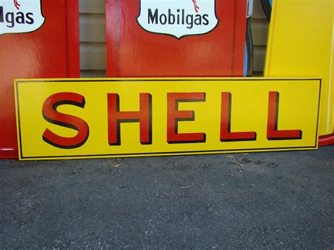 The World Of Jek October Sign Of The Month Vintage Shell Gas Station Sign