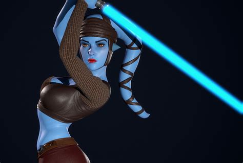 Aayla Secura Starwars Universe Zbrushcentral
