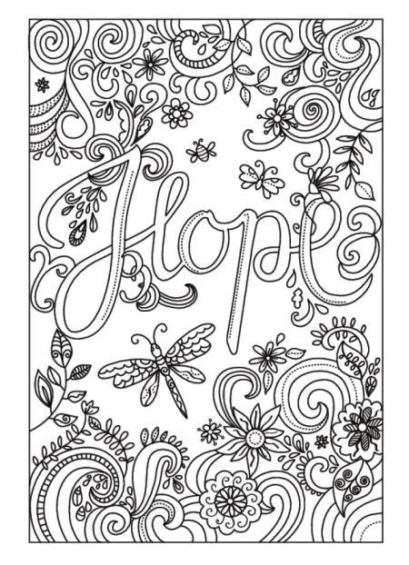 Free printable nature coloring pages for adults and teens. Pin on Words Colouring Pages for Adults