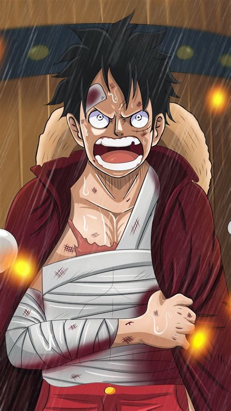 Monkey D Luffy Angry One Piece Anime 1080x1920 Wallpaper Manga