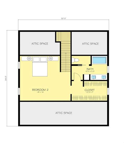 Cottage Style House Plan 2 Beds 2 Baths 1616 Sqft Plan 497 13