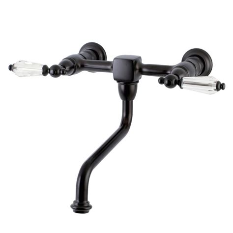 Pair with a vessel sink or contemporary vanity for a stylish addition to your modern decor. Water Creation Wall Mount 2-Handle Elegant Spout Bathroom ...
