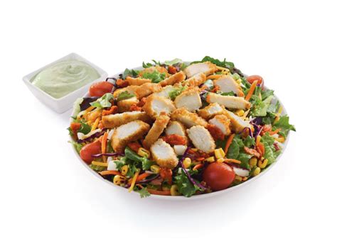 Jul 17, 2018 · there are 290 calories in 1 salad (12 oz) of bojangles grilled chicken salad.: The Story Behind the Chick-fil-A Cobb Salad | Chick-fil-A