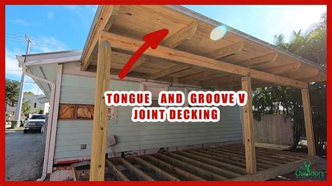 Tongue And Groove Sheathing Roof Deck Install Youtube