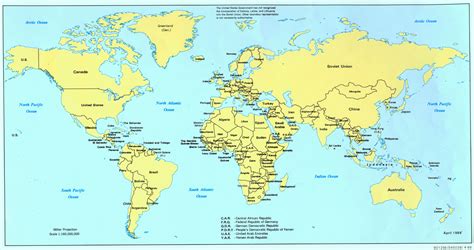 1989 World Map