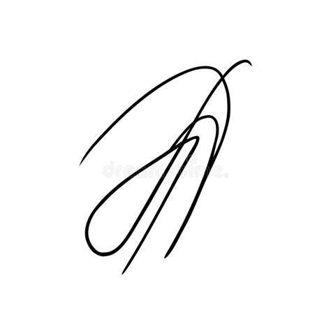 Vector Signature Autograph Hand Drawn Scrawl Signature Handwritten