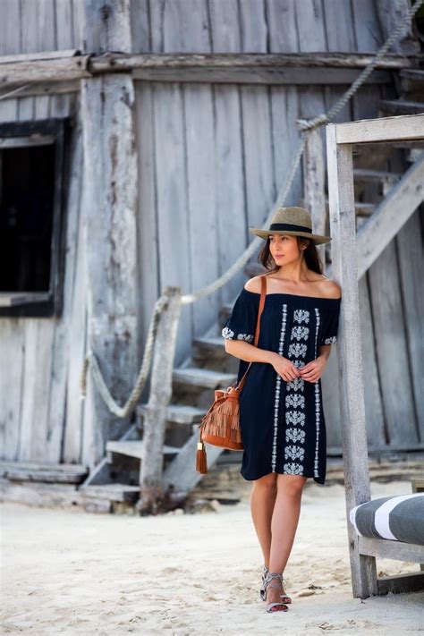 A Cute Outfit For A Beach Vacation In Mexico