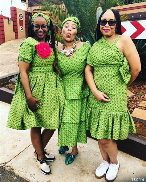 Best Green Shweshwe Wedding Dresses