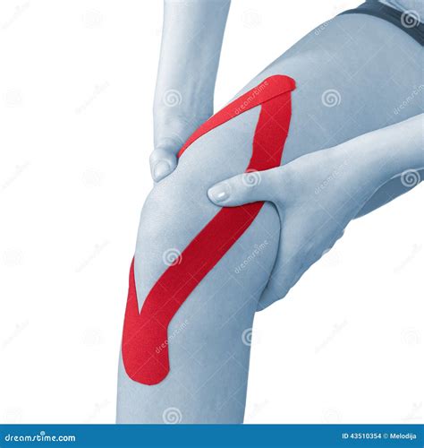 Acute Pain In A Woman Knee Stock Photo Image Of Body Copy 43510354