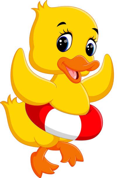 Yellow Duck Illustrations Royalty Free Vector Graphics