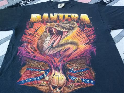 Vintage Vintage Pantera Band 90s Mens T Shirt