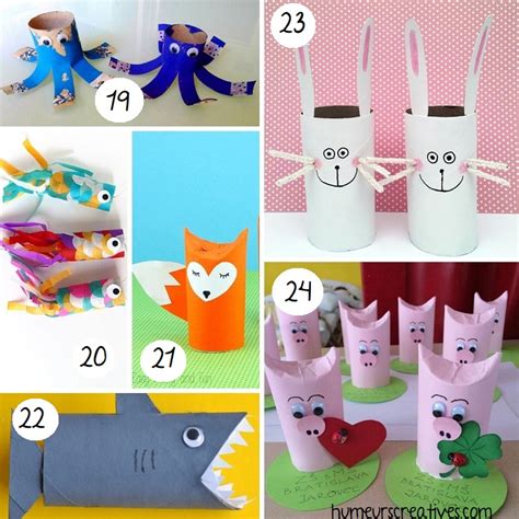 80 bricolages pour enfants à faire avec des rouleaux de papier toilette