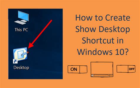 How To Create Show Desktop Shortcut In Windows 10 Webnots