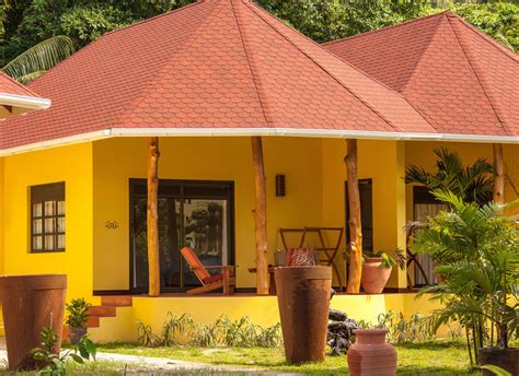 Cancel free on most hotels. Les Lauriers Eco-Hotel **(*), Praslin, Seychelles